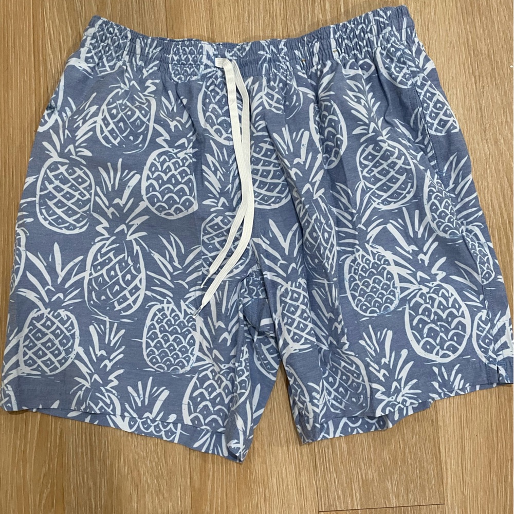 Chubbies swim trunks; Pineapples size large
